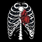 Heart & Skeleton Adult Long Sleeve T-Shirt