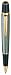 Marquis Arista Executive Lined Gunmetal Ball Pen, Black Lacquer Top and Tip and Gold-Plated Accents (WM/725/LGG)