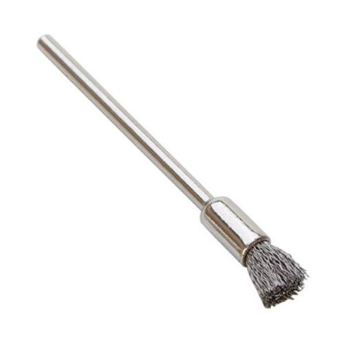 End Brushes, Crimped Steel Wire, 1/4 Inch, 12 
