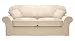 Sofa Workshop Beth large sofa loose covered in Fabulous Natural