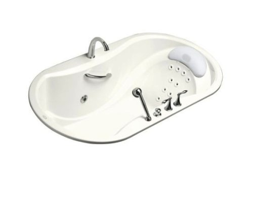 Buy Whirlpool Tub by Kohler - K-1339-H2 in Biscuit (Vigora Showers, Plumbing, Bathtubs Showers & Saunas, Showers, Modules & Installation Kits)