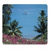 Optical Mouse Pad, Nonskid Base, 9 x 8, Tropical Storm Design