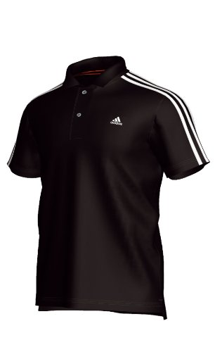 Adidas Herren Polo Ess 3S, black/white, S, HAX19161S