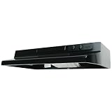 Buy Air King DS1306 Designer Series Under Cabinet Range Hood, 30 Inch Wide, Black by Air King