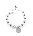 Catholic - Stainless Steel Saint Benedict Pearls and Beads Bracelet - San Benedicto - San Benito