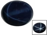 APPROX 3.0CT 10X8MM OVAL TREATED OVAL BLUE STAR SAPPHIRE