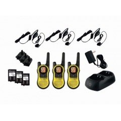 Motorola MH230TPR Rechargeable Two Way Radio 3 Pack, FRS/GMRS