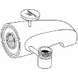 Danco Perfect Match 34230 Bathtub Spout with Diverter and Shower Connection