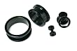 Screw in Black Titanium Plugs 12mm - Sold As A Pair