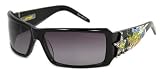 Ed Hardy - AUTHENTIC ED HARDY SUNGLASSES EHS 021 BLACK TATOO