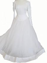 Mon Cheri White Tulle and Satin Wedding Dress Gown 10-12 Bc6