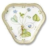 Royal Copenhagen Flora Danica Triangular Cake Dish