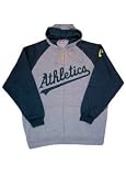 Oakland As Big and Tall Classic Zip Fleece