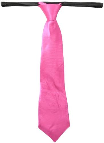 American Exchange Big Boys' Solid Zipper Tie