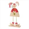 Sweetheart Easter Bunny Wood Metal Decorative Figurine