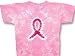 Breast Cancer Awareness Ribbon Tie Dye Adult T-shirt Tee Shirt
