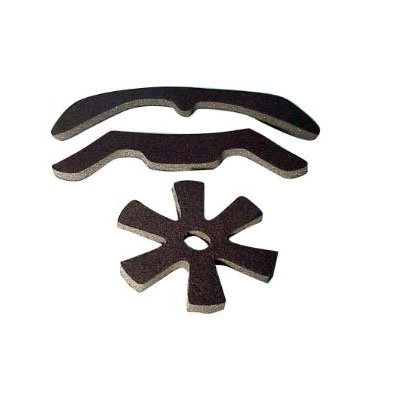 Pryme V2 Replacement Helmet Sizing Pads - 7mm, Black