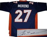 Knowshon Moreno Signed Denver Broncos Blue Reebok EQT Jersey