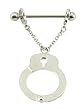 Stainless Steel Shields Nipple Ring - Handcuffs - Sold Individually