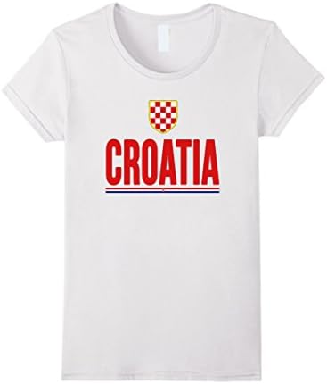 Women's CROATIA Tshirt 2016 National Tee Croatian Flag Men Women Kid XL White