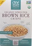 One Degree Organic Foods Sprouted Brown Rice Crisps Cereal -- 8 oz