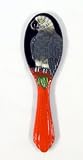 Wholesale Pack Handpainted Gray Parrot Handheold Mirror (Set Of 12)