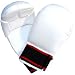 Sportimex Karate Kumite Handschuhe weiß aus Kunstleder M