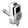 KMS DIRECT High Technology 5-in-1 White Charger/Holder/Fm Transmitter/LCD/Audio for  3.5 mm/Usb Charger