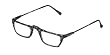 "Caracol Silver Glitter" Reading Glasses - Hand-Painted (+2.50)