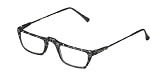 "Caracol Silver Glitter" Reading Glasses - Hand-Painted (+2.50)