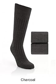 2 Pairs of Lambswool Blend Long Socks