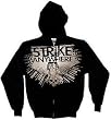 STRIKE ANYWHERE - Owl - Black Zip Up Hoodie