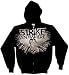 STRIKE ANYWHERE - Owl - Black Zip Up Hoodie
