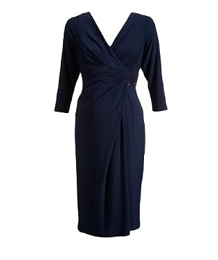 Maternity Slinky Jersey Knot Detail Sequin Dress