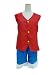 Ruffy Luffy One Piece Onepiece Cosplay Kostüm Kostüm in XL für Cosplay Karneval oder Kostüm Part