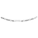 Mens Personalized Stainless Steel ID Bracelet - 9.0