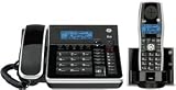GE DECT 6.0 Black Corded/Cordless Single Handset Phone with Caller ID and Digital Answering System (28871FE2)