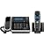 GE DECT 6.0 Black Corded/Cordless Single Handset Phone with Caller ID and Digital Answering System (28871FE2)