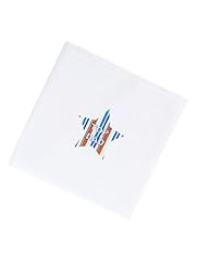 2 Pack Pure Cotton Striped Handkerchiefs