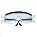 ZX Plus Protective Eyewear Style: Frame:Black, Lens Tint:Clear, Price Each