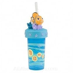 Finding Nemo 12 Oz. 3D Drink Bottle Cup Tumbler with Straw