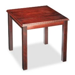 Lesro Industries Hartford Series End Table, Square, 20w x 20d x 20h, Mahogany