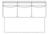 Bailey Sectional Couch: Bailey Armless Queen Sleeper Sofa