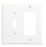 Cooper Wiring 2G Decor/Toggle Wallplate-Wh PJ126W