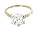 Certified 1.72 Carat I I1 Round Cut Diamond Engagement Solitaire Ring in 18ct Solid Yellow Gold
