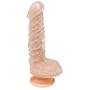 California Exotics Crystal Cote Dildo, Blush, 7 Inches