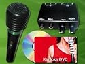 Karaoke-System + 2 Karaoke DVDs (K-Tel) + Gratis-CD !
