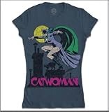  : DC Comics Catwoman Juniors Charcoal T-shirt