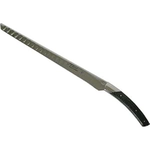 Laguiole Le Thiers Sleek Design Carbon Fiber Ham Knife in Gift Box by