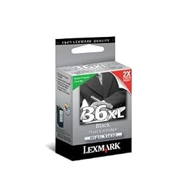 No 36XL High Yield Black Return Program Print Cartridge by Lexmark